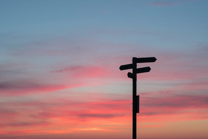 sign symbolising workplace change ahead